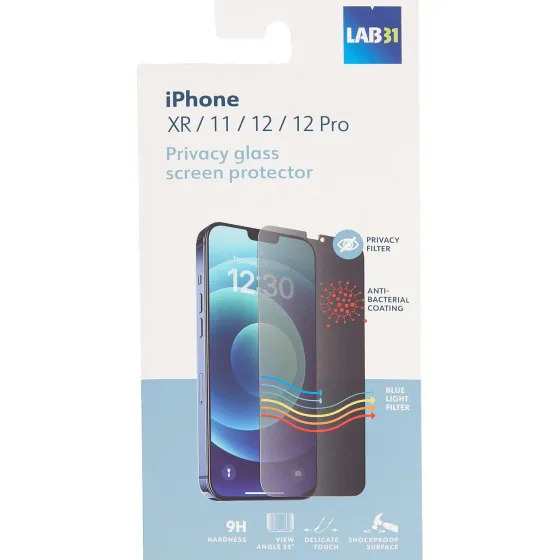 Telefoonhoesjes>Lab31 Privacy Screenprotector Transparant