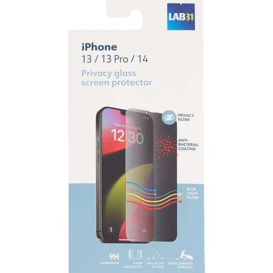 Telefoonhoesjes>Lab31 Privacy Screenprotector Transparant