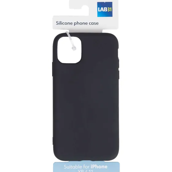 Telefoonhoesjes>Lab31 Telefoonhoesje Transparant,Zwart