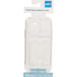 Telefoonhoesjes>Lab31 Telefoonhoesje Met Kaarthouder Transparant,Zwart