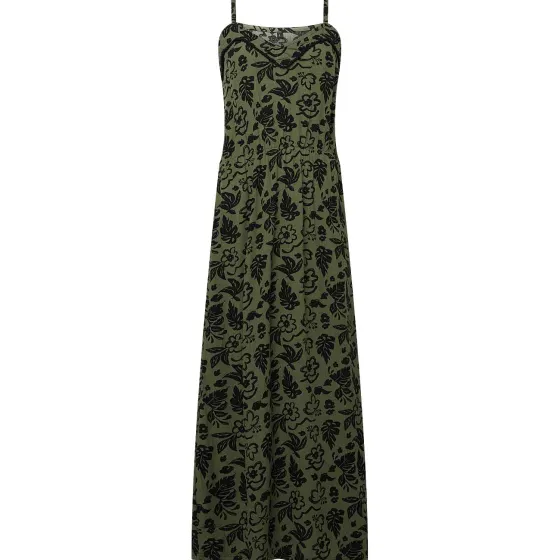 Kleding>SuperTrash Lange Jurk Blauw,Print,Zwart