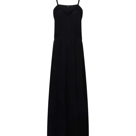 Kleding>SuperTrash Lange Jurk Blauw,Print,Zwart