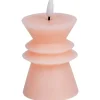 Kaarsen>Candra Ledkaars Groen,Roze,Wit