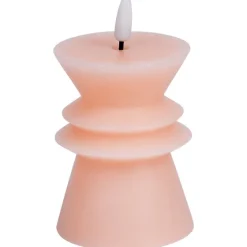 Kaarsen>Candra Ledkaars Groen,Roze,Wit