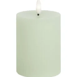 Kaarsen>Candra Ledkaars Groen,Roze