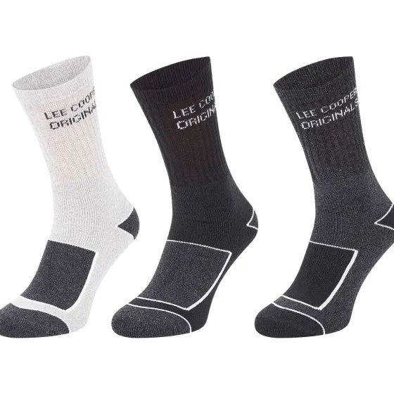 Beenmode>Lee Cooper Sportsokken Meerkleurig,Zwart