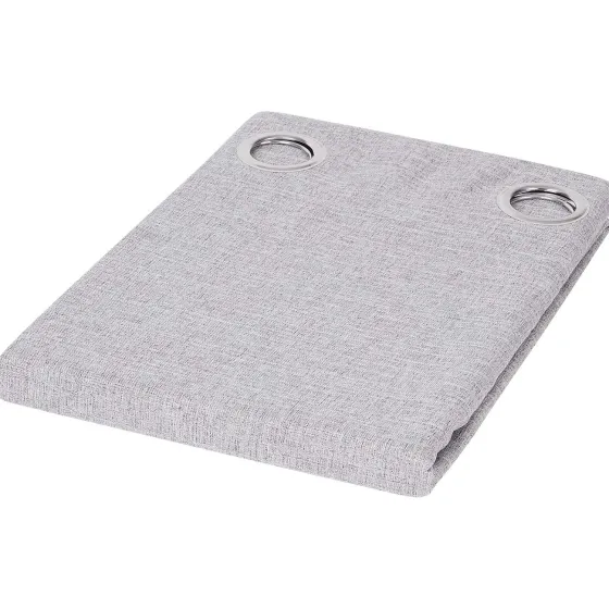 Raamdecoratie>C&C Linnenlook Gordijn Beige,Grijs,Wit