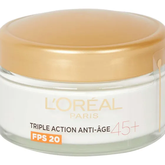 Lichaamsverzorging>L'Oréal L'Or Al Triple Action Anti Age Dagcr Me 45+