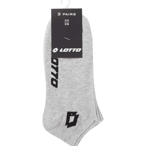 Beenmode>Lotto Sneakersokken Grijs
