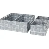 Opbergboxen>Merk Manden-Set Grijs,Zwart