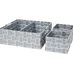Opbergboxen>Merk Manden-Set Grijs,Zwart