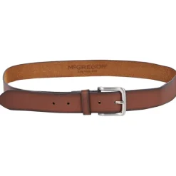 Accessoires>McGregor Leren Riem Zwart,Bruin