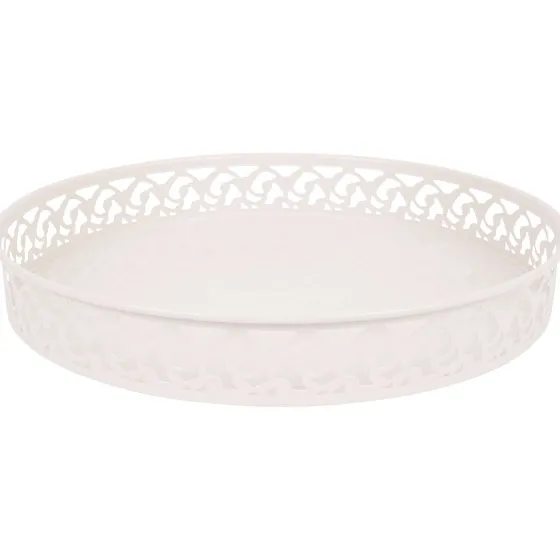 Woonaccessoires>Merk Metalen Dienblad Roze,Taupe