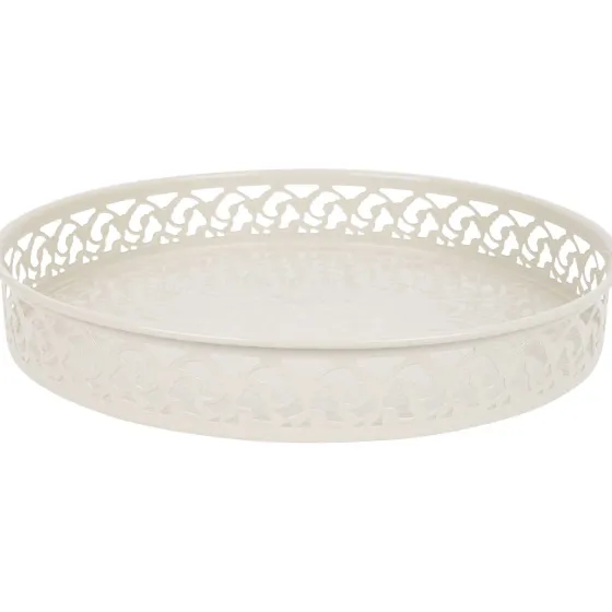Woonaccessoires>Merk Metalen Dienblad Roze,Taupe
