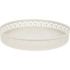 Woonaccessoires>Merk Metalen Dienblad Roze,Taupe