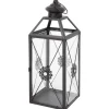 Kaarsenhouders>Merk Metalen Lantaarn Zwart,Wit