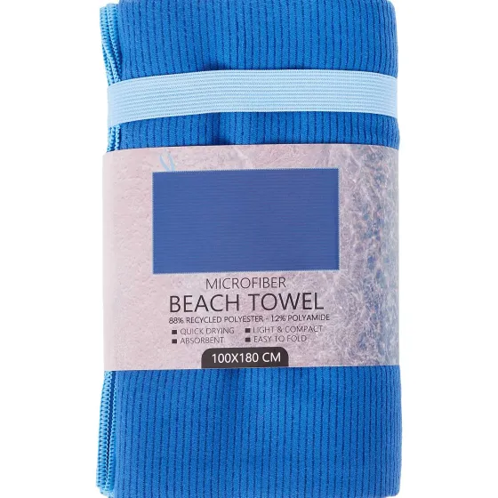 Badtextiel>Hotel Royal Microvezel Strandlaken Blauw,Rood,Zwart