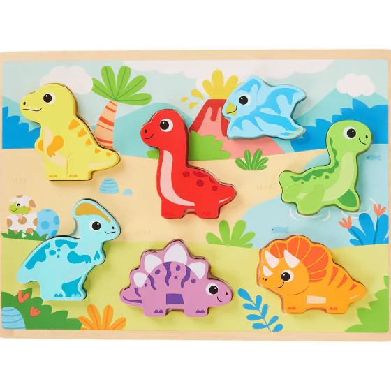 Babyspeelgoed>Mini Matters Houten Puzzel Meerkleurig