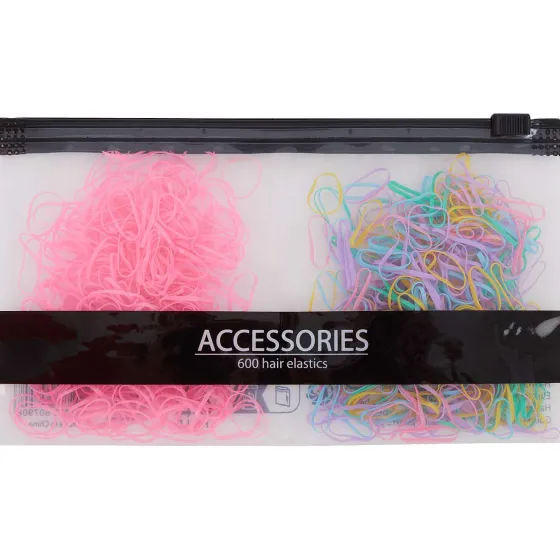Haaraccessoires>Schrunchmiez Mini-Haarelastiekjes Meerkleurig,Zwart