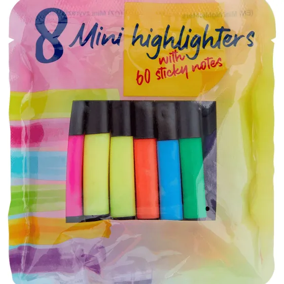 Kleuren & Tekenen>Paw Patrol Mini-Highlighters En Sticky Notes Meerkleurig