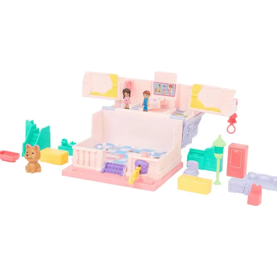 Spellen>Mini Matters Mini-Speelhuis Paars,Roze