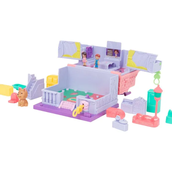 Spellen>Mini Matters Mini-Speelhuis Paars,Roze