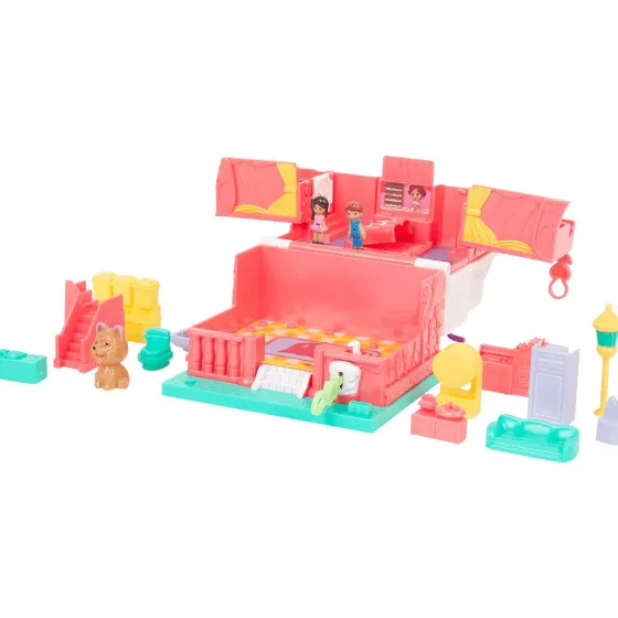Spellen>Mini Matters Mini-Speelhuis Paars,Roze