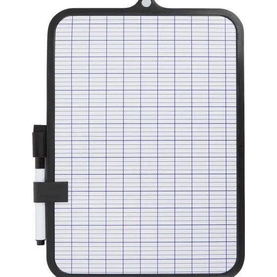 Bureau Accessoires>Office Essentials Mini-Whiteboard Zwart,Blauw,Roze