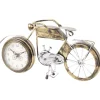 Wanddecoratie>Merk Motorfiets Met Klok Zwart,Goud