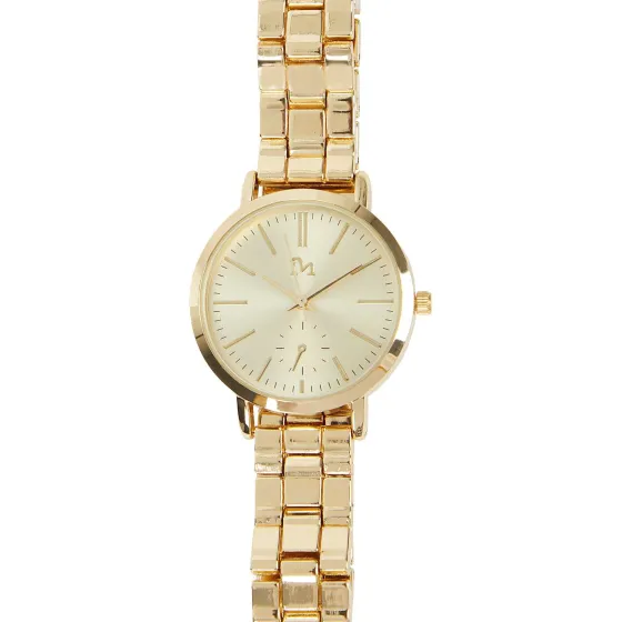 Horloges & Sieraden>Merk My Time Horloge Goud,Zilver
