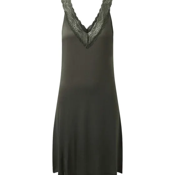 Kleding>SuperTrash Nachtjapon Met Kant Blauw,Groen,Zwart