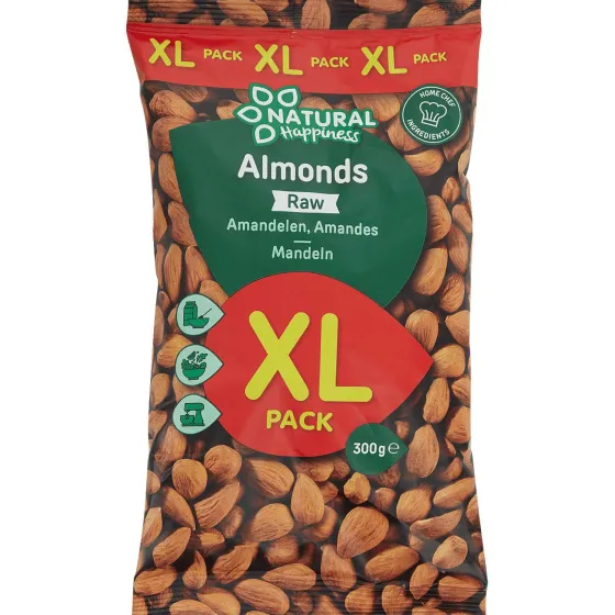 Noten & Snacks>Bifi Natural Happiness Amandelen Xl-Pack