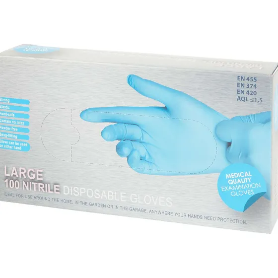 Schoonmaakartikelen>Scrub Daddy Nitrile Handschoenen Blauw