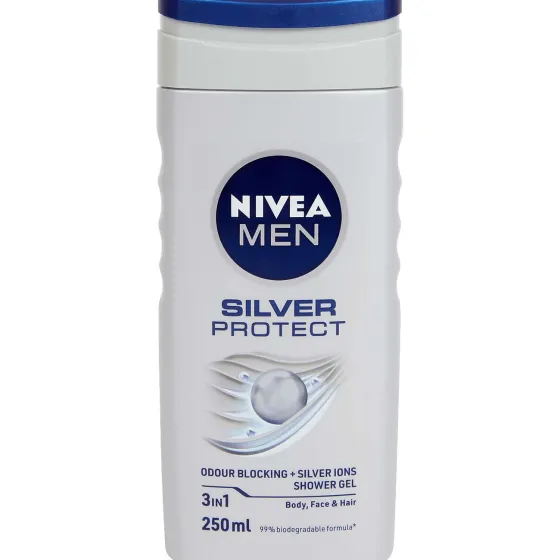 Lichaamsverzorging>Nivea Men Douchegel Silver Protect