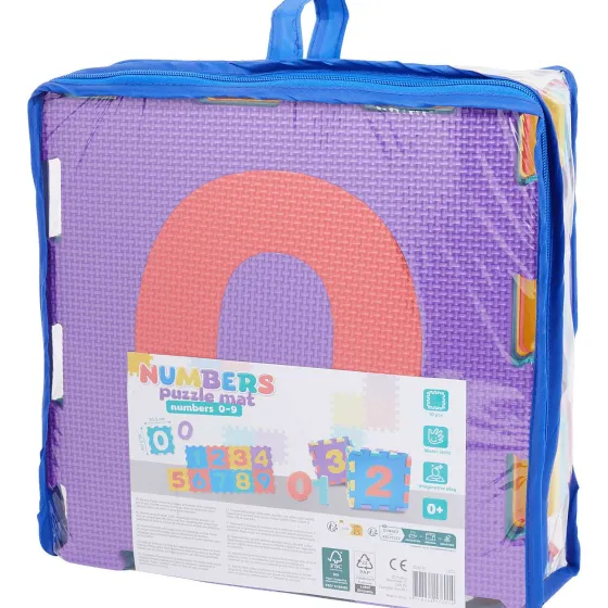 Spellen>Mini Matters Nummer Puzzelmat Meerkleurig