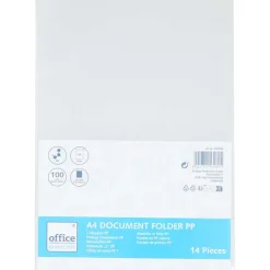 Mappen>Office Essentials L-Mappen Transparant