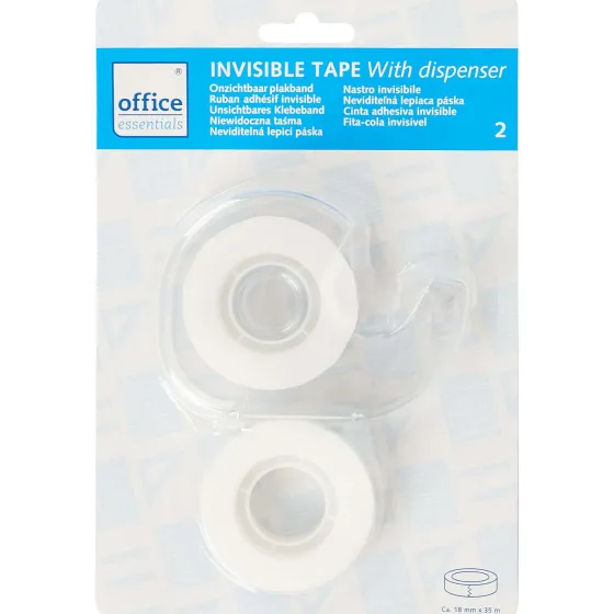 Bureau Accessoires>Office Essentials Plakbandset Transparant