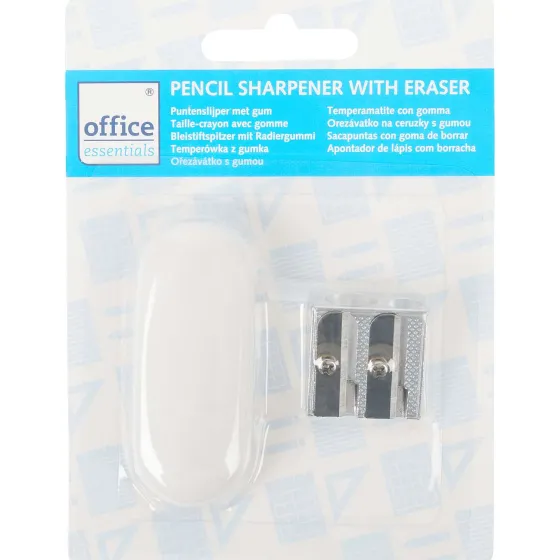 Bureau Accessoires>Office Essentials Puntenslijper En Gum