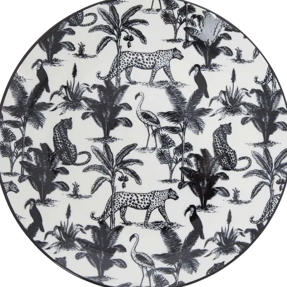 Servies>Merk Ontbijtbord Wild Living Print