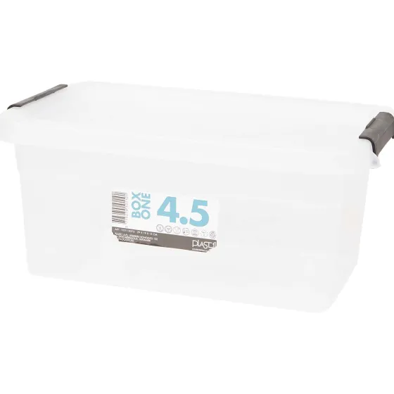 Opbergboxen>Merk Opbergbox Transparant,Zwart