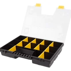 Gereedschap>FERM Opbergkoffer Zwart,Oranje