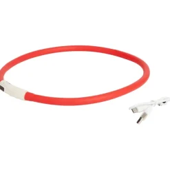 Dierenbenodigdheden>Merk Oplaadbare Led-Halsband Blauw,Rood