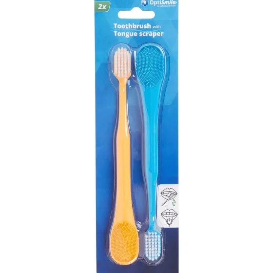 Mondverzorging>Colgate Optismile Tandenborstel Met Tongschraper Meerkleurig