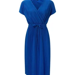Kleding>SuperTrash Overslagjurk Blauw,Groen,Print,Zwart