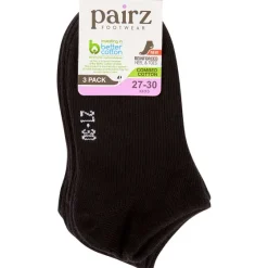 Beenmode>Pairz Sneakersokken Zwart
