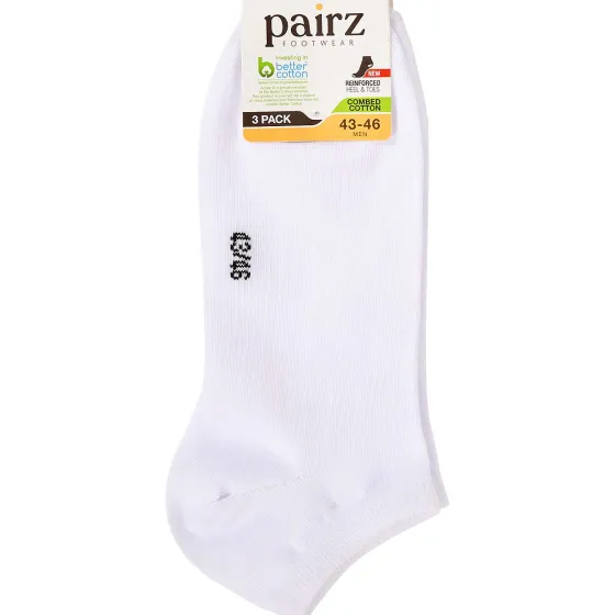 Beenmode>Pairz Sneakersokken Wit