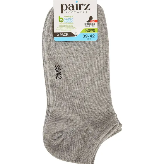 Beenmode>Pairz Sneakersokken Grijs