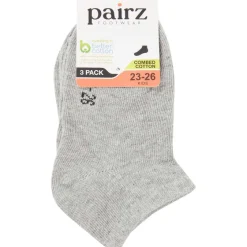 Beenmode>Pairz Sneakersokken Grijs