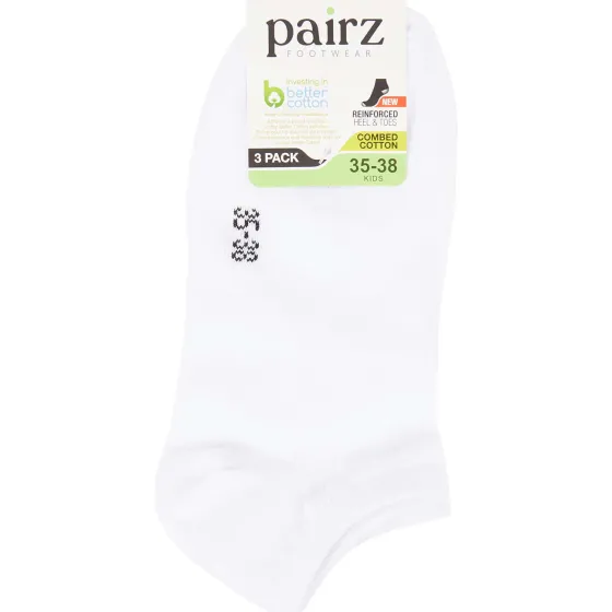 Beenmode>Pairz Sneakersokken Wit