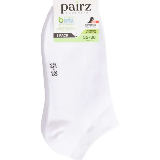 Beenmode>Pairz Sneakersokken Wit